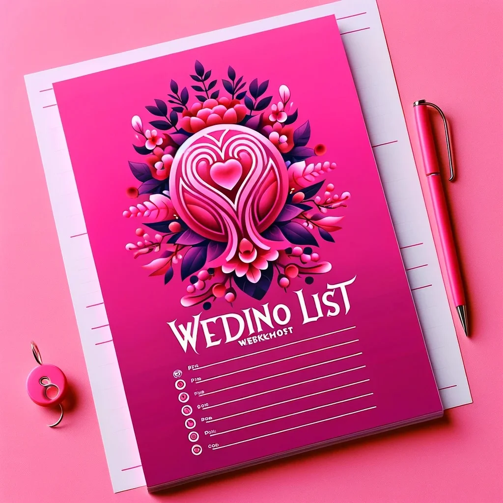 Wedding to do list fillable wedding